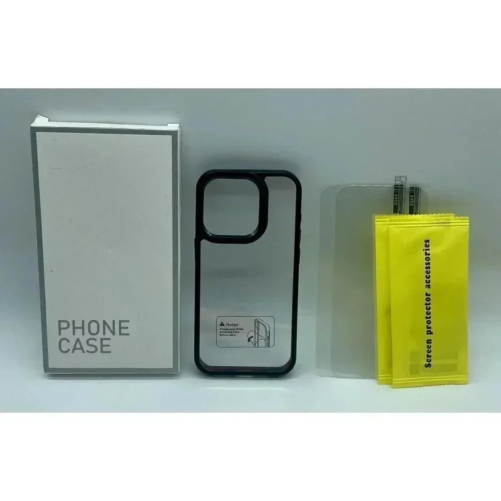 Justcool for iPhone 15 Pro 6.1” Case Military Grade With 2 Screen Protectors